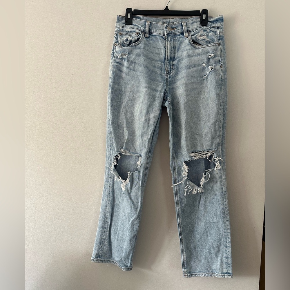 American Eagle Outfitters Blue Straight Leg Jeans